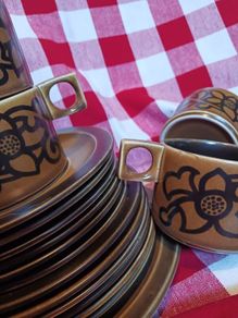 Kilrush/Celtic Earthenware/ Thomas pattern,Kilrush pottery, tea set