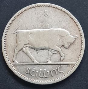 Ireland 1941 Silver Shilling Coin