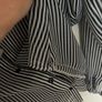 Black & White Sheer Blouse Image 4