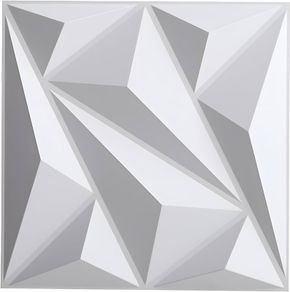NEW SALE | ModernLiving 3D Wall Panels Wall Panelling 12 Pcs Decorative Diamond 19.7'x19.7' Wall Tiles White Wall Panels for Living Room, Bedroom, Bathroom, Interior Home Wall Decor(50cmx50cm)