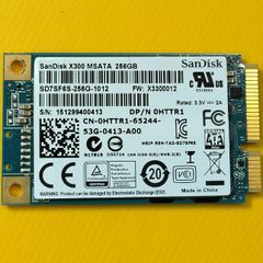 Dell San Disk X300 256gb 1.8" Msata 6g Ssd Sd7sf6s-256g-1012 0httr1/ Used