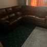 Leather Lshaped couch Image 2