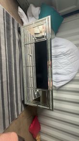 Mirrored 4-Drawer TV Unit / Sideboard