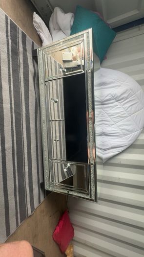 Mirrored 4-Drawer TV Unit / Sideboard