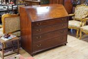 Large Victorian slant-front bureau chest / writing desk