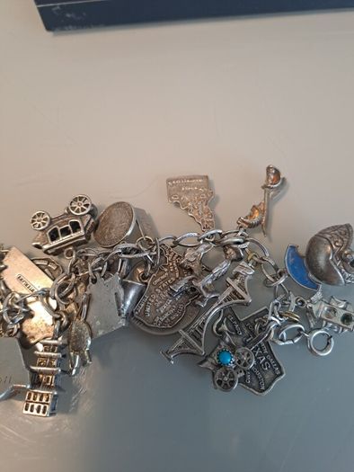 silver charm bracelet