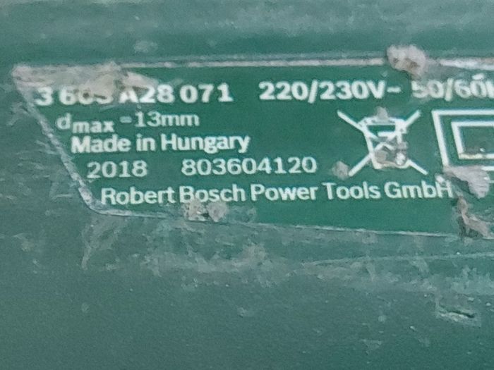 BOSCH Drill Model No. PSB 680 RE, working perfect and in excellent condition