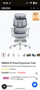 HBADA X7 Smart Ergonomic Chair | Brand New in Box | Home Office & Gaming Chair
