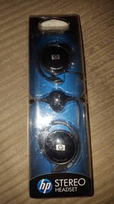 HP stereo headset new