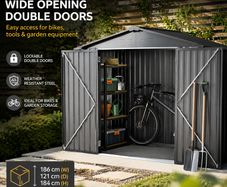 Metal Shed With Double Doors
