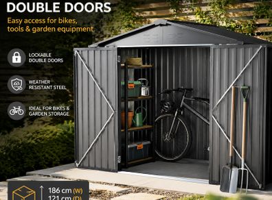 Metal Shed With Double Doors