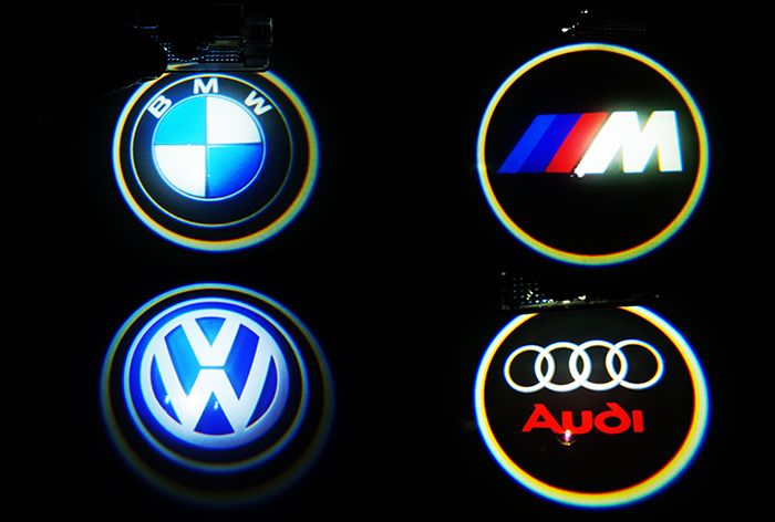 3D LOGO LED Door Courtesy Puddle Welcome Light - BMW, AUDI, VW