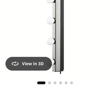 Ikea wall lamp lights perfect for make up or selfies