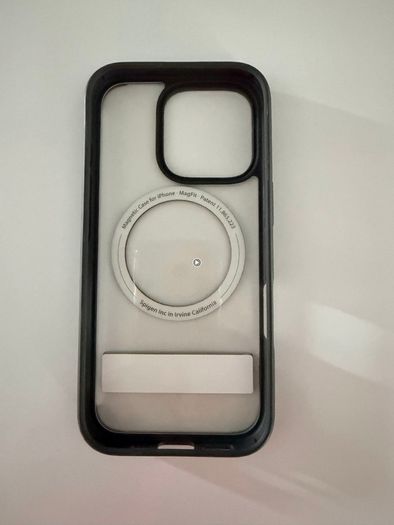 Spigen MagFit case for iPhone 16 Pro with kickstand