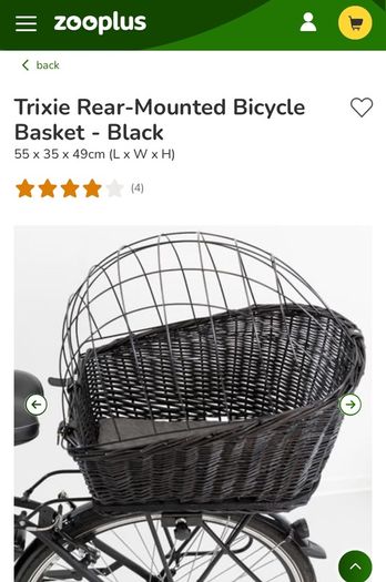 dog bike carrier