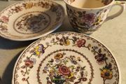 Mason.d Patent Ironstone China Mabol England Set Of 2 Saucer