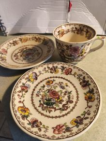 Mason.d Patent Ironstone China Mabol England Set Of 2 Saucer