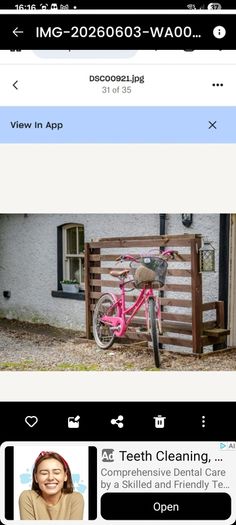 shabby chic bike