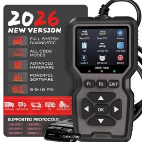 Professional OBD2 Diagnostic Scanner Tool | USB Powered, Engine Fault Detector, Reader,