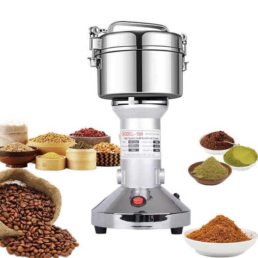 Brand New Electric Grain Grinder 150g High Speed Stainless Steel 900W.