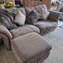 3 Seater sofa with footstool (with storage) NEED GONE TODAY Image 3