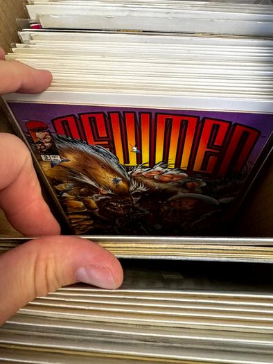 Image Long Comic Box w 275 comics for Sale