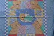 Fabric panel,Craft supplies,sewing supplies,Cot quilt panel,Fabric