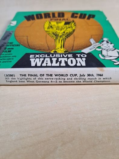 SUPER 8 WORLD CUP FINAL 1966 projector film reel 8mm WATSON Vintage