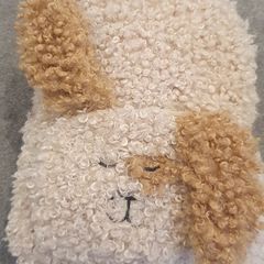 Fluffy backpack
