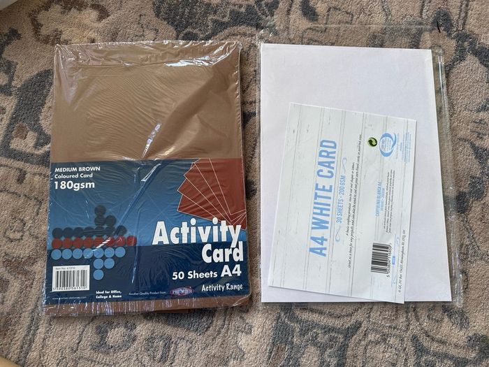 scrapbooking materials