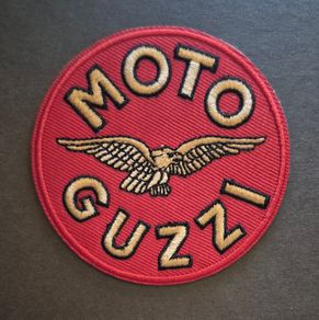 Moto guzzi motorcycles, cloth patch.