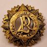 Vintage Irish Military Police Cap Badge 1930s 1940s Emergency Era Brass Image 3