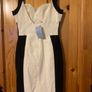 Black and cream dress Image 2