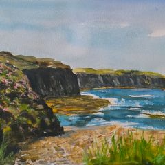 Spanish point watercolour