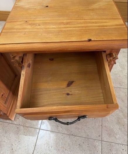 2 x Bedside Locker - Solid