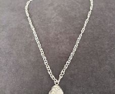 KABWE SILVER Necklace handmade