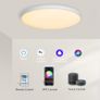 Ceiling lamp RGBCW Ceiling Light Wifi APP Voice Control With Alexa Yandex 30W LED Lights For Livingroom decoration Bedroom Image 2