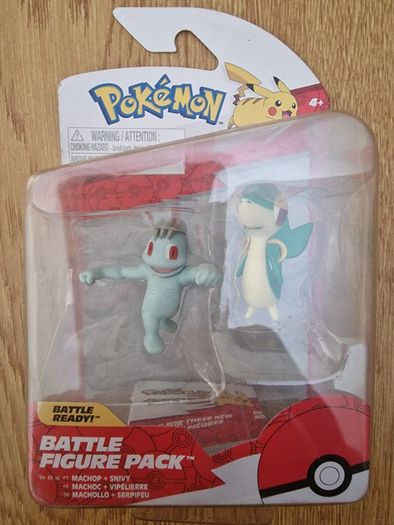 Pokemon Battle Figure 2 Pack  Machop and Snivy