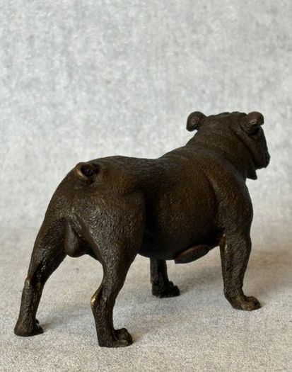 Bulldog - Cold Painted Bronze, Signed