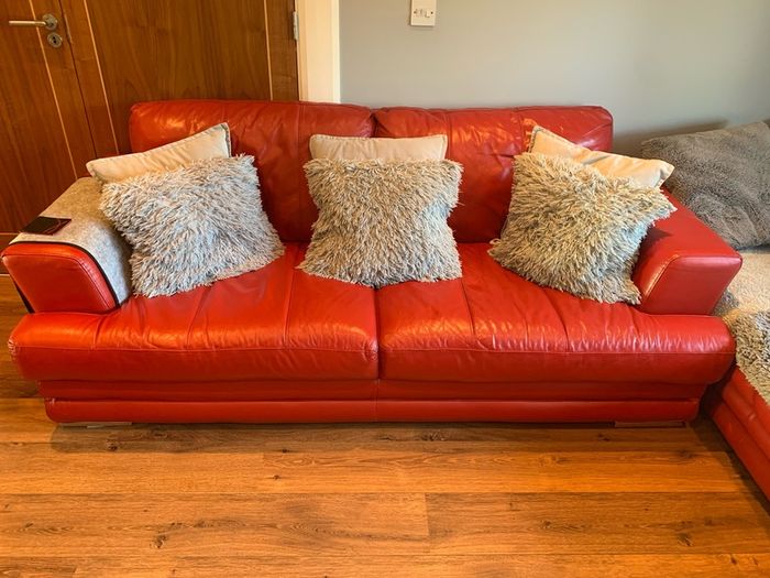 Leather Sofa x2