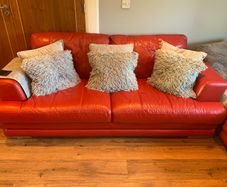 Leather Sofa x2