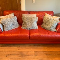 Leather Sofa x2