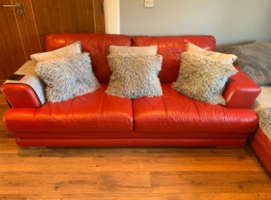Leather Sofa x2