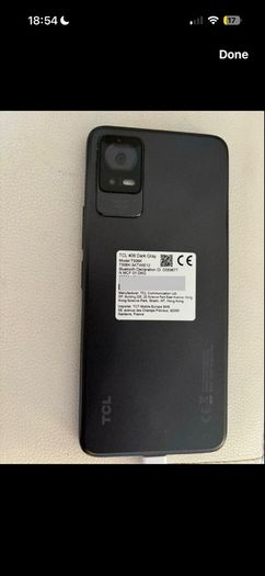 TCL 406 Dark Gray model: T506K (phone pin locked)