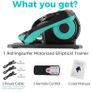 Rollingsurfer Electric Elliptical Trainer with Fixed Foot Massages, Ellipse Machine Under Desk Image 6
