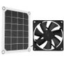 BRAND NEW 6V 10W 6inch Outdoor Solar Power Panel Exhaust Fan IP65 Waterproof USB Charging fan Image 2