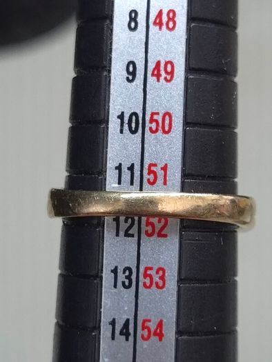 Vintage 9ct Gold Solitaire Ring Fully Hallmarked Dublin Size 51.5