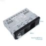 1 One Din MP3 player Car Radio Audio Stereo USB AUX FM Radio Station Bluetooth with Remote Control and can be used with Rearview Camera Image 4
