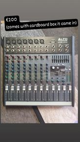 mixing desk