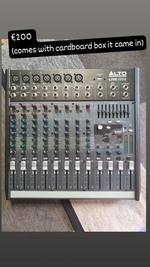 mixing desk